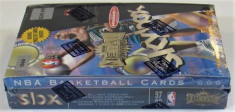 1997-98 skybox metal universe basketball retail box|97 98 skybox metal universe.